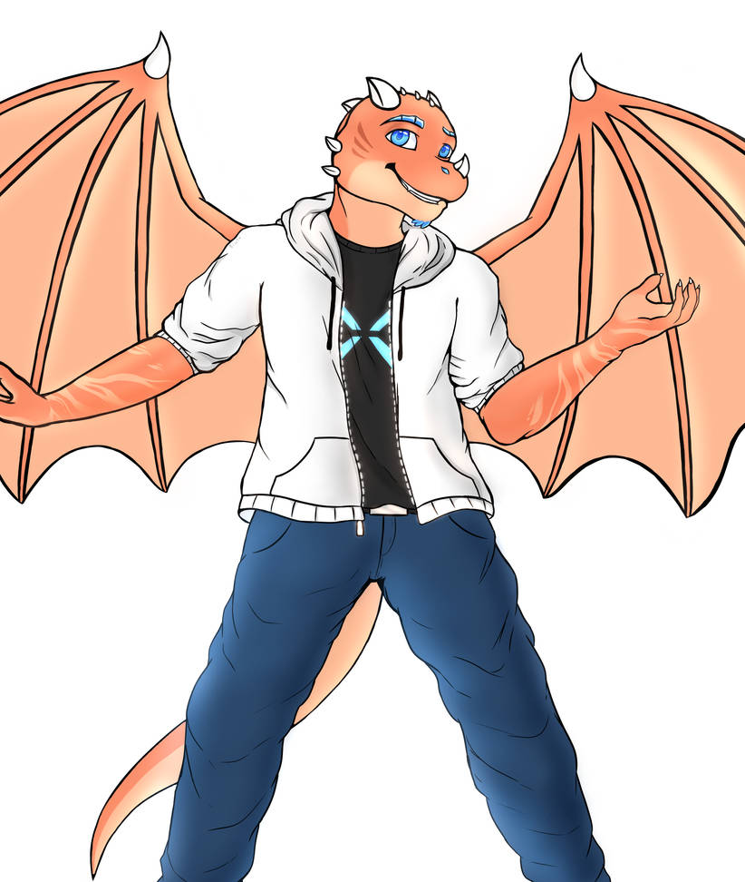 Xander with wings by theBluYu on DeviantArt