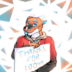 Thanks for 100 Twitter followers
