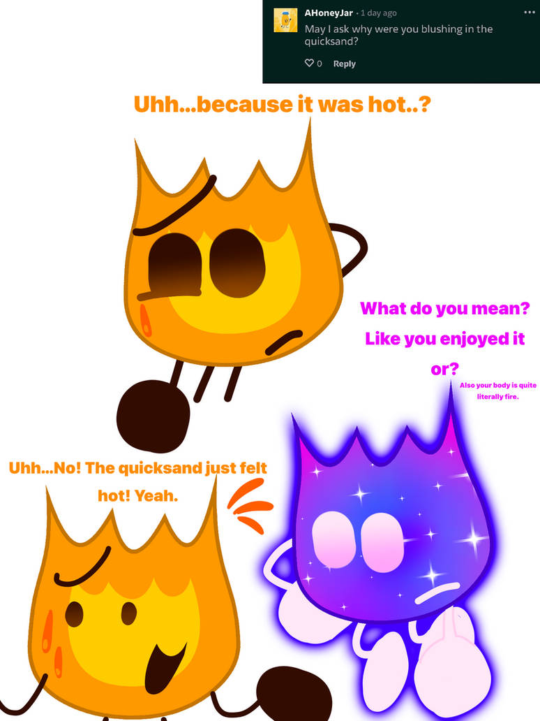 Firey Note Ask Firey (question 48) by CosmicFirey on DeviantArt