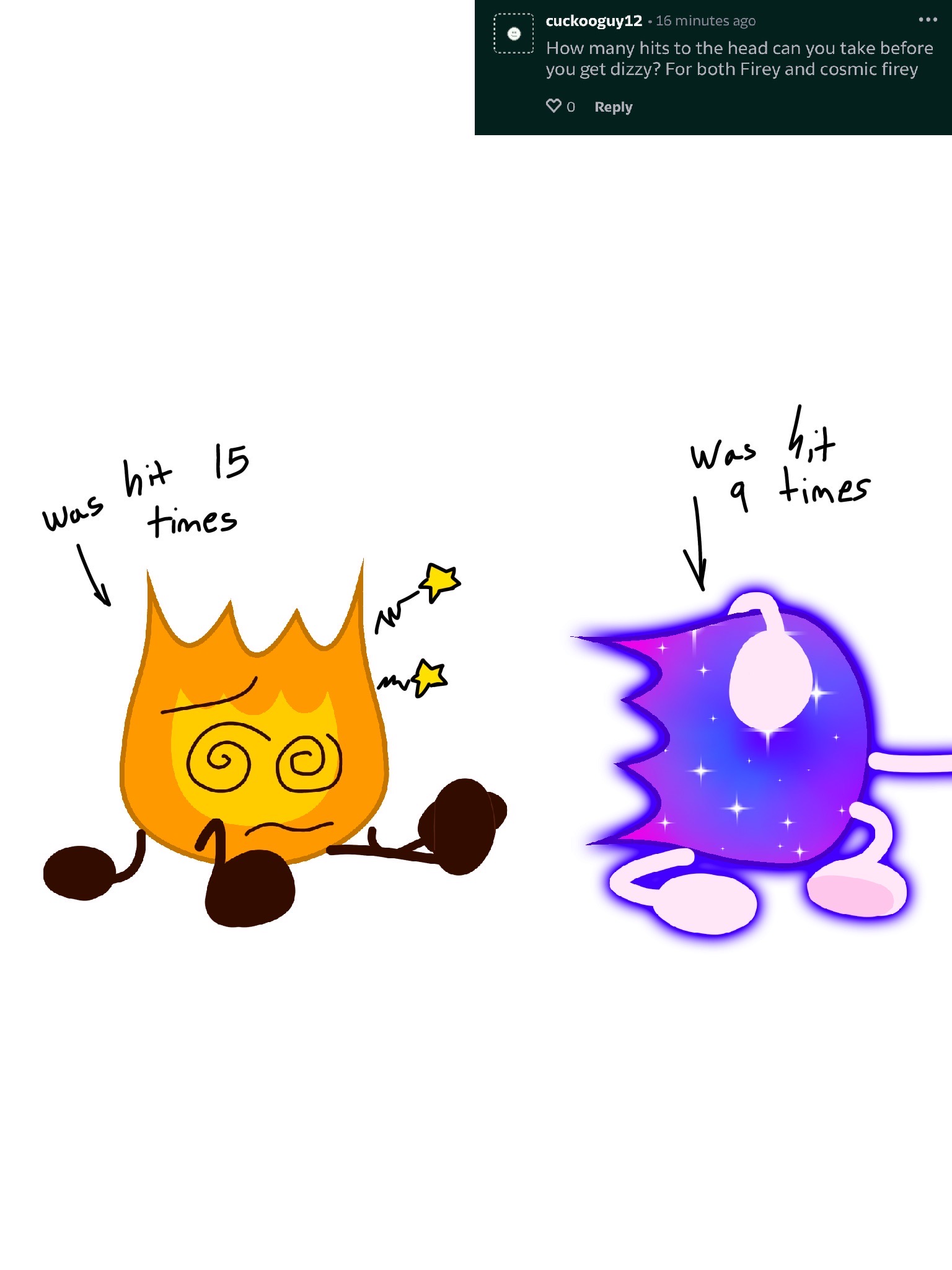 Firey Note Ask Firey (question 77) by CosmicFirey on DeviantArt