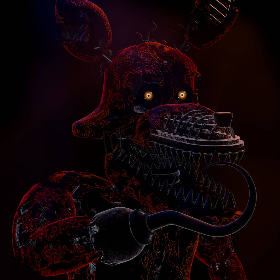 Nightmare Foxy by Springbonnie3210 on DeviantArt