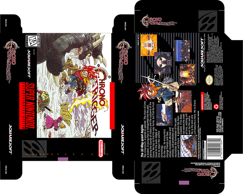 Chronos Box Chrono Trigger (Box) by Tallimos on DeviantArt