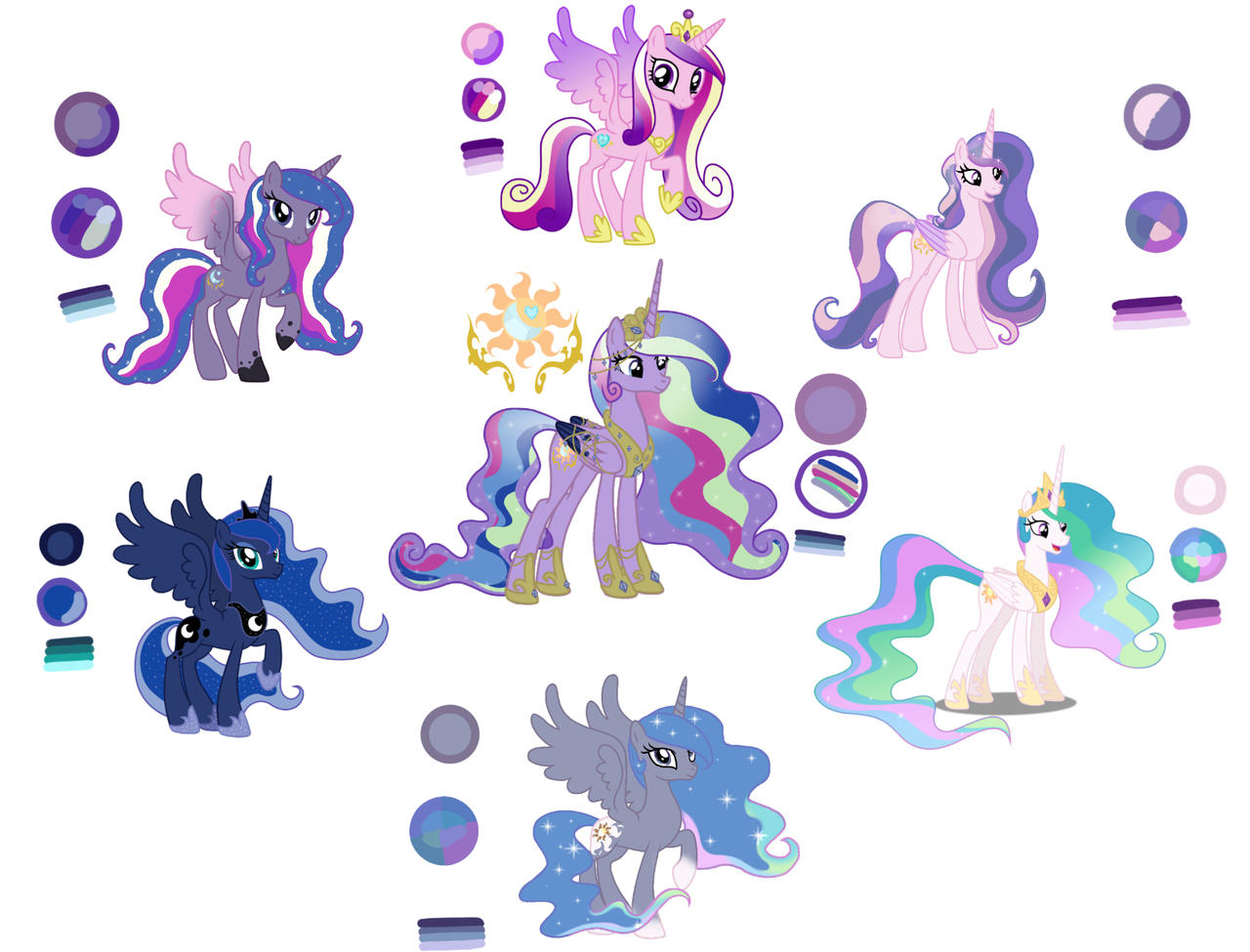 Mlp Rara Fusions MLP - Fusion Princesses by bookworm0530 on DeviantArt