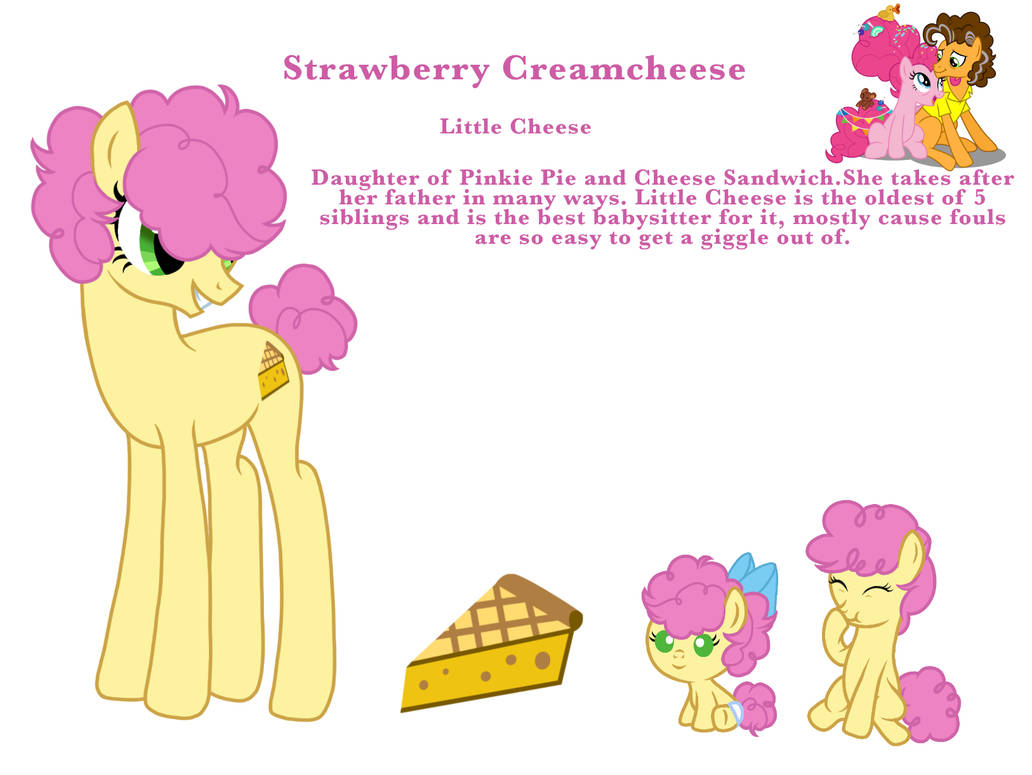 Mlp meet Strawberry Creamcheese by bookworm0530 on DeviantArt
