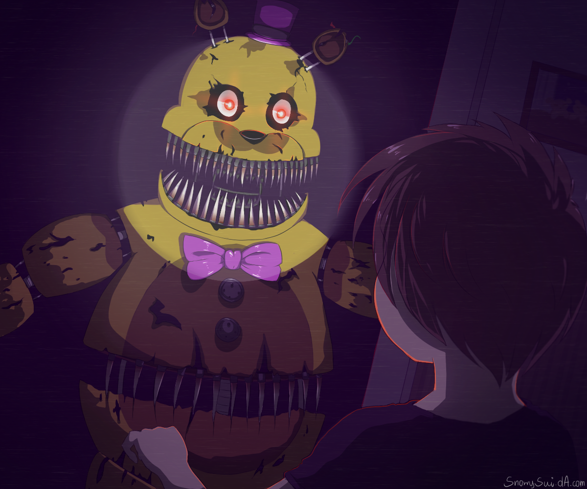 Nightmare Fredbear (FNAF 4 Speedpaint) 