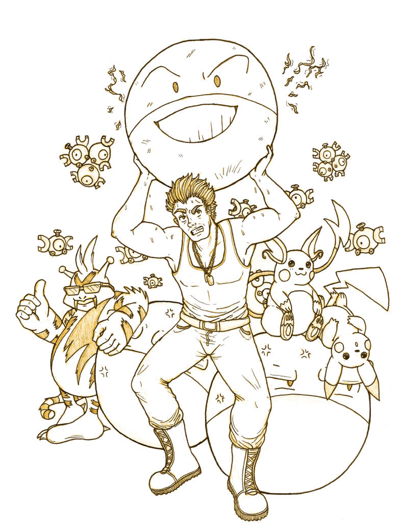 Lt Surge Lineart By BritAndBran On DeviantArt lt-surge-lineart-by-britandbran-on-deviantart