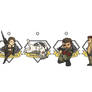 MGSV Keychains/Sticker Set