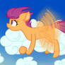 Scootaloo is... err... Flying?