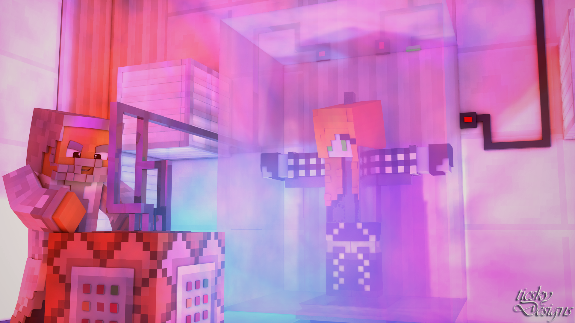Minecraft Prototype Color Prototype Minecraft Render by ticsky on DeviantArt