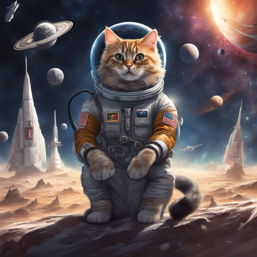 Cat Commander In Space by MrWitchblade on DeviantArt