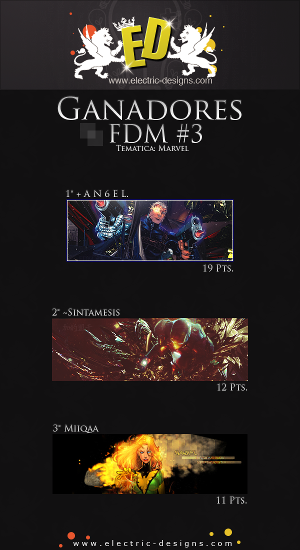 Ganadores FDM No.3