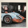 GT40 Gulf Oil Painting 80x80cm