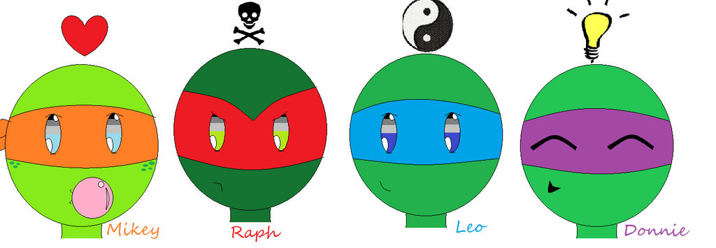 Anime Turtles by LittenLoverArt on DeviantArt