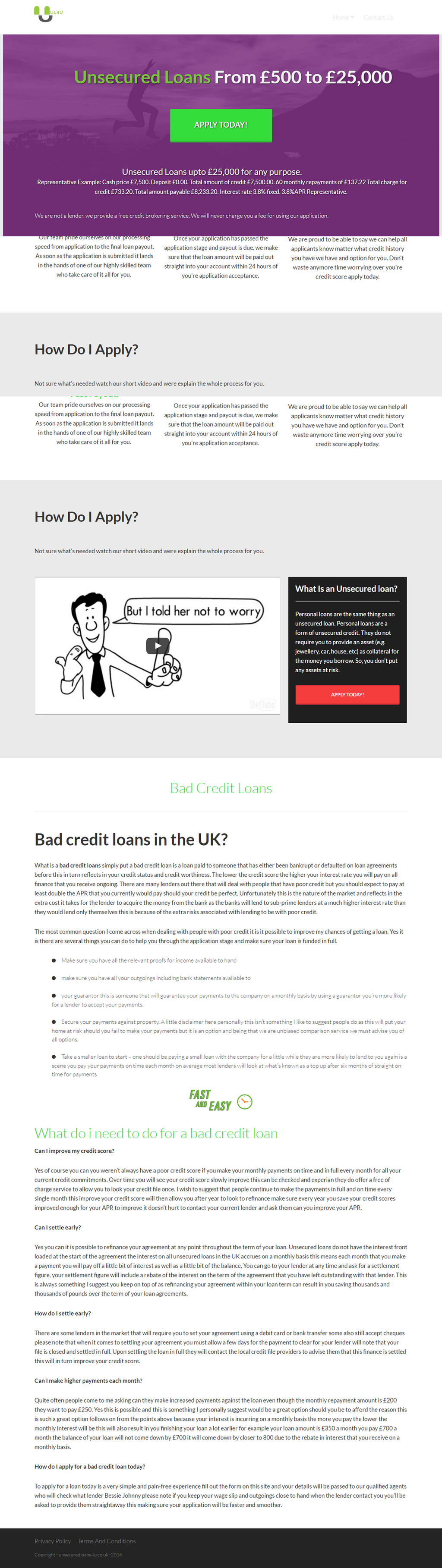 Unsecuredloans4u Infographics by shaazz4933