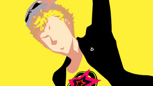 Persona 5 Ryuji Yellow Wallpaper