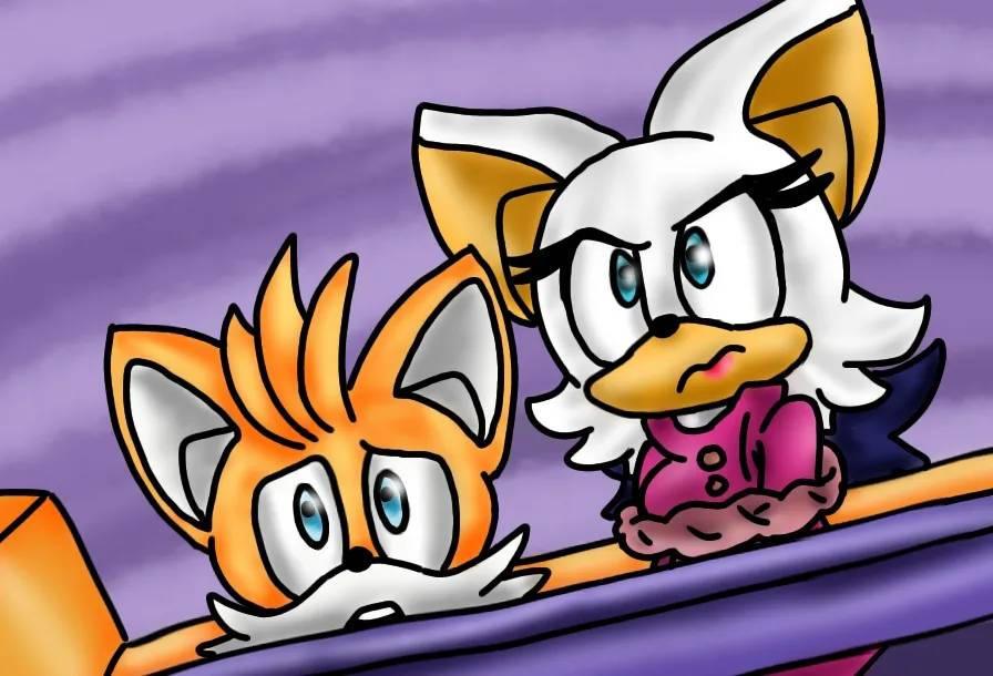 Tails and Rouge Redraw by HRR-ArTss on DeviantArt