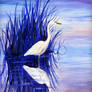 Watercolor Heron