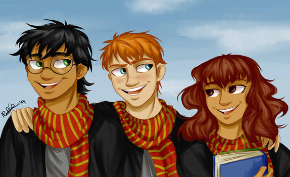 Harry, Ron and Hermione