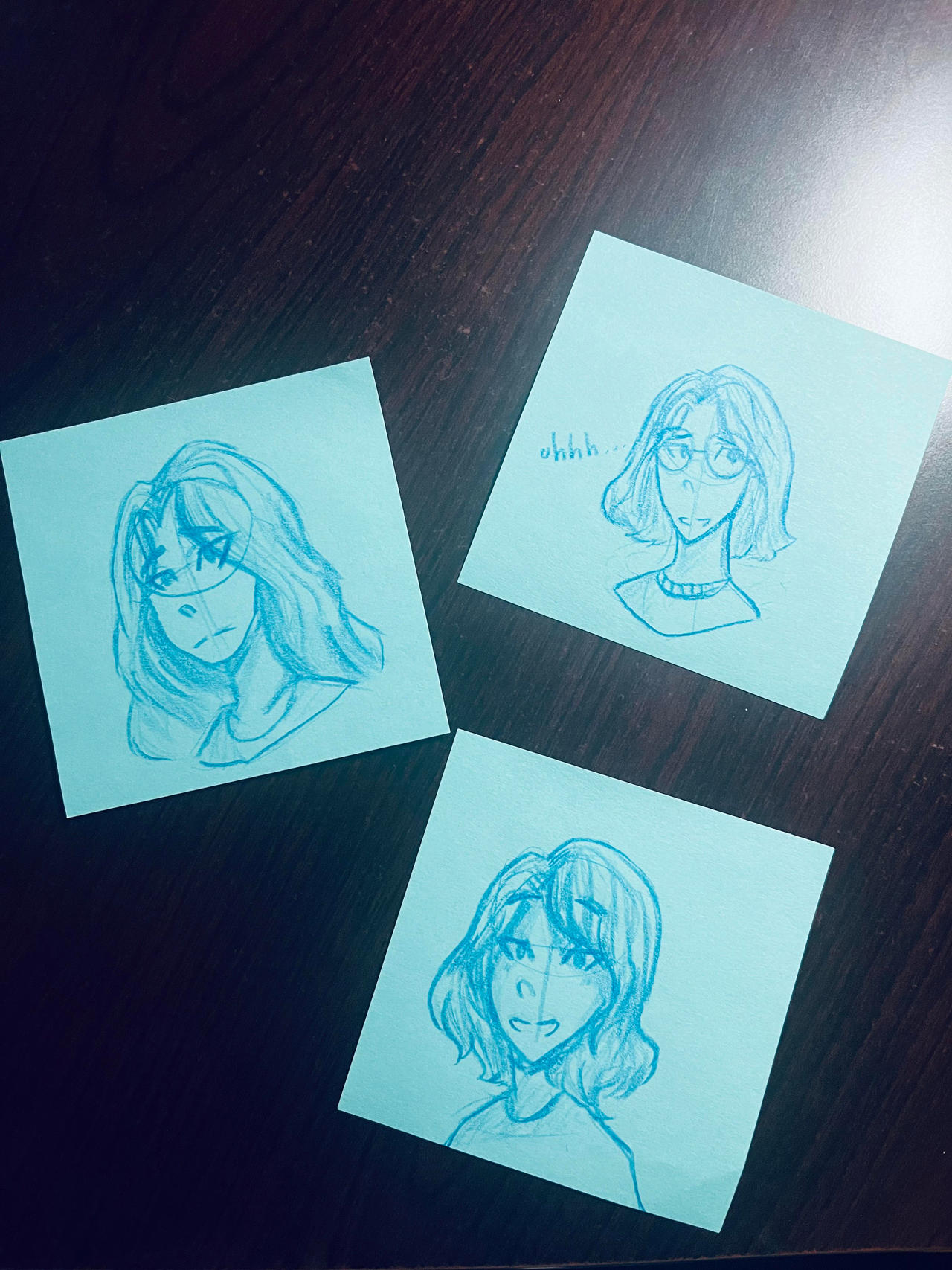 Uh... sticky notes by Janiqe on DeviantArt