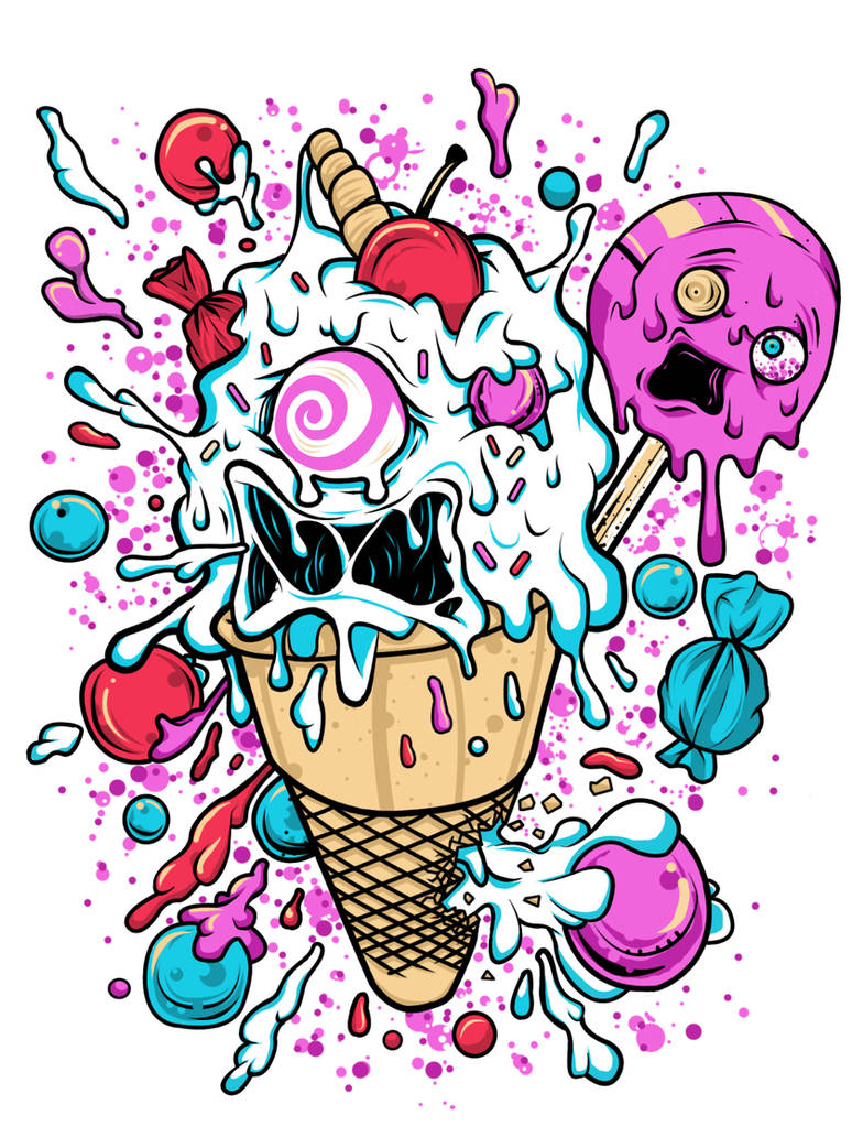 Bad Ice Cream (redesing) by SkyDonut on DeviantArt
