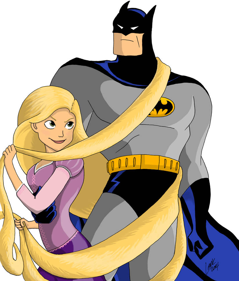 Batman-Rapunzel - Colour