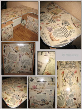 'Collage' writing desk