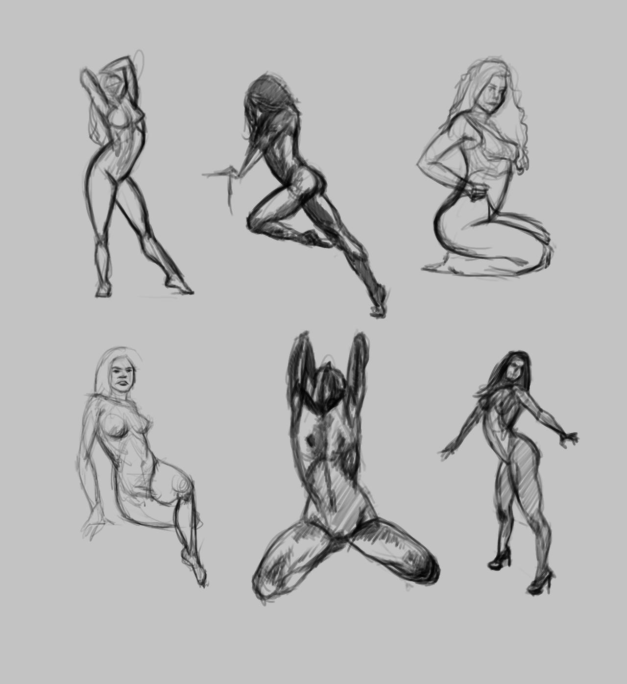 Gesture sketches