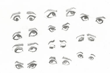 Anime chart, Cartoon eyes, Realistic eye drawing