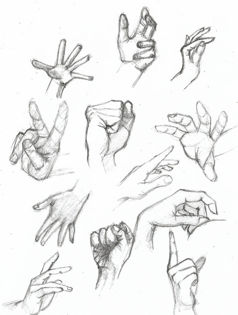 Hand study by cuauhtliart on DeviantArt