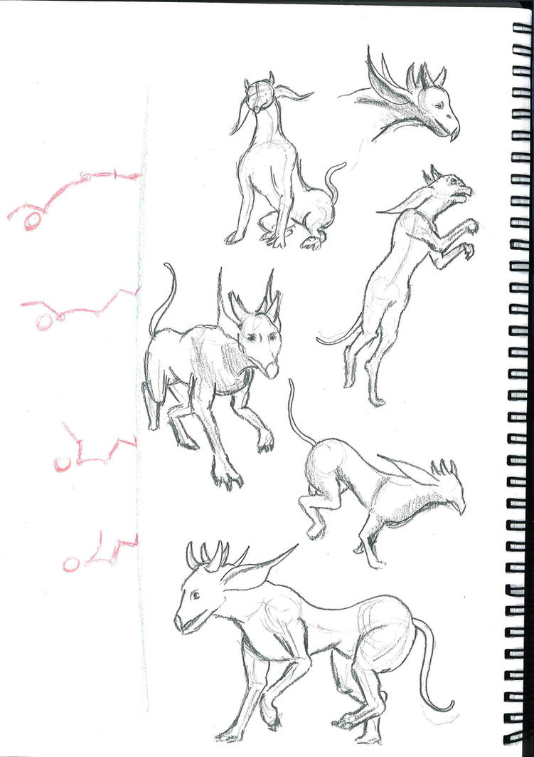 Nico Animation Rig Sketches April 2014 by ChaitanJ on DeviantArt