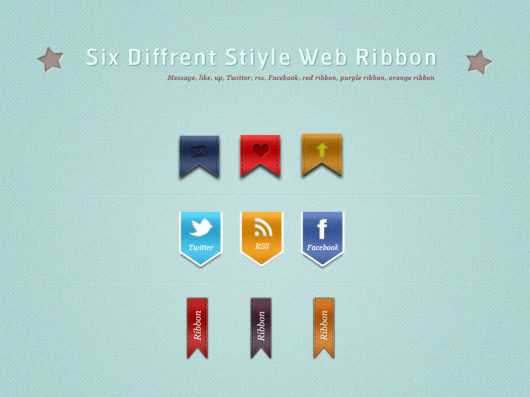 Stiyle Web Ribbon Psd