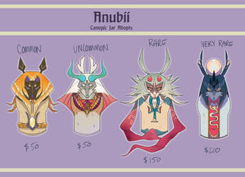 Anubii Canopic Jar Adopts (closed for now!)
