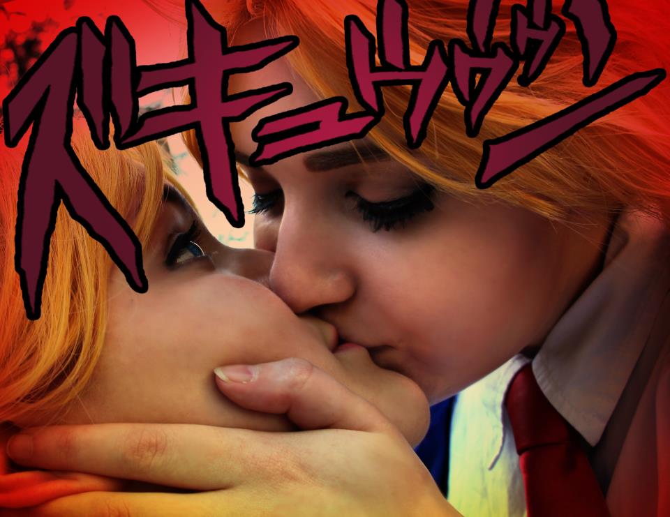 Erina tendo o seu primeiro beijo roubado pelo Dio
