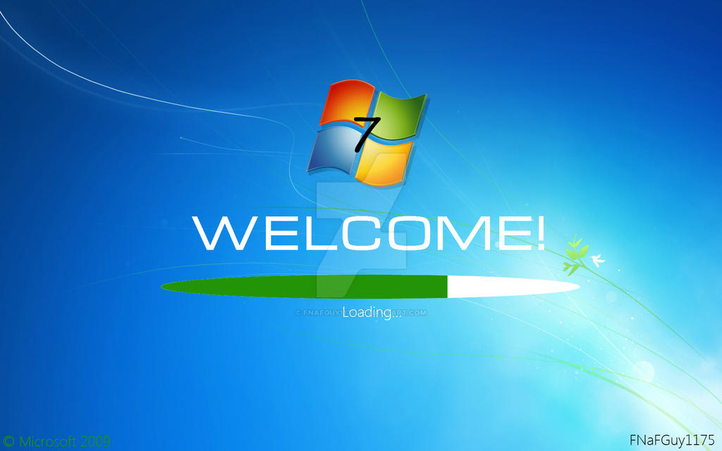 Windows 7 Loading Screen Remastered. by FnafGuy1175 on DeviantArt