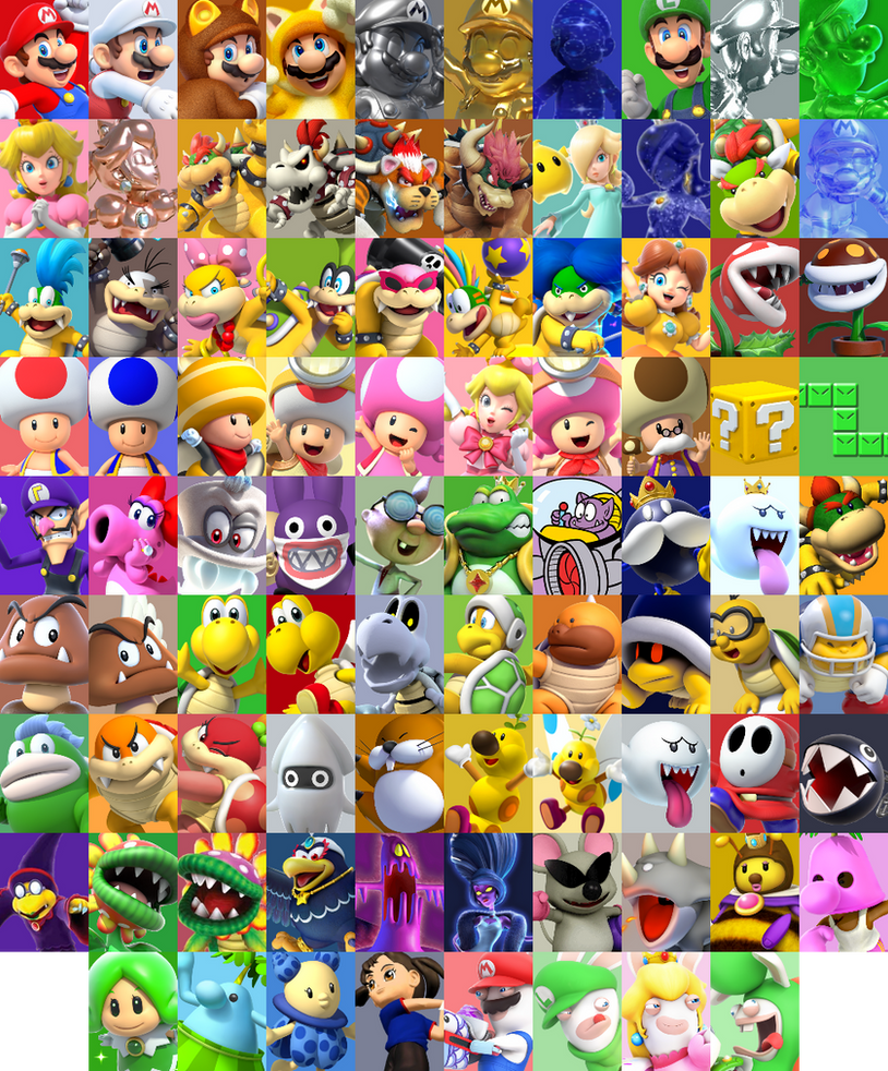 Super Mario Series Roster - Smash Platinum by wastas on DeviantArt