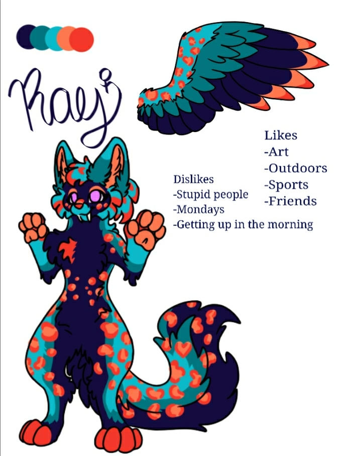 Ray the Winged Sabertooth-Main OC by That1Tomboyi on DeviantArt