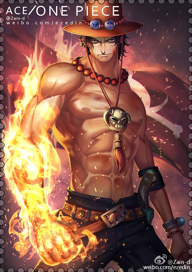 Ace - One Piece Fan Art by ShadowGardenInk on DeviantArt