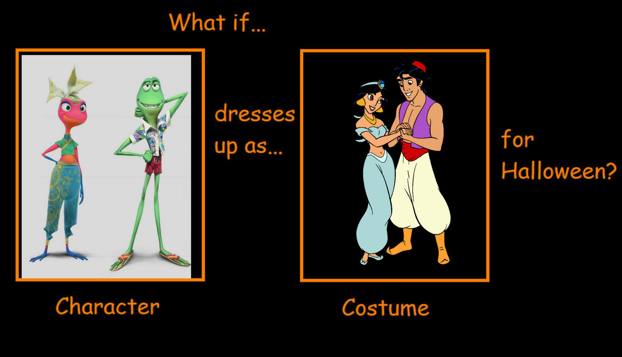 What if PF and A dress up as A and J for halloween