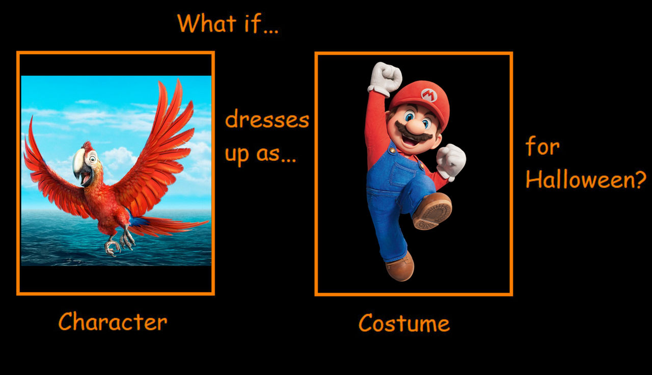 What if Mak/tuesday dresses up as Mario