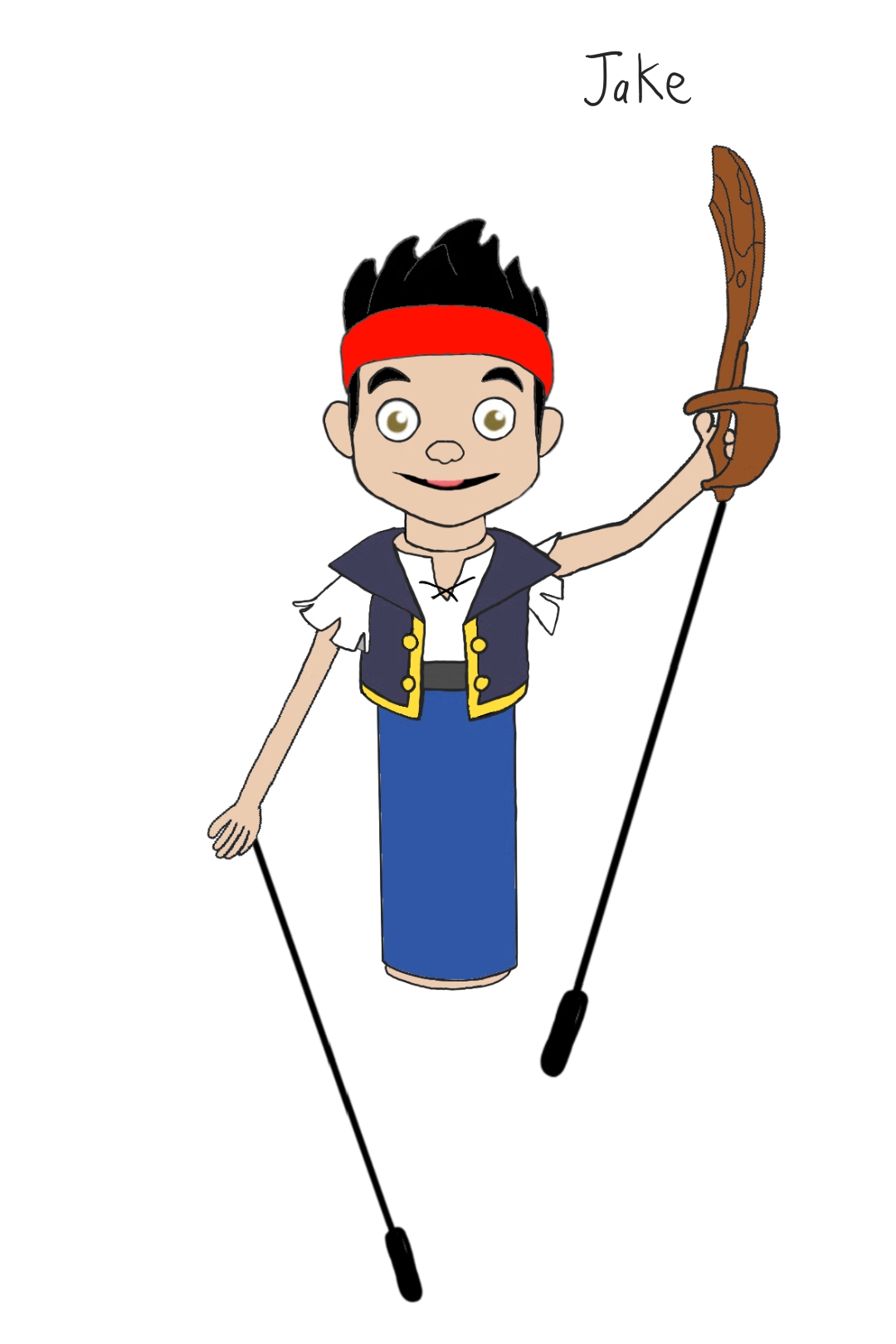Jake puppet
