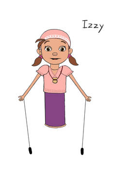 Izzy puppet