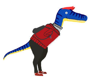 Albertosaurus as Norman Babcock