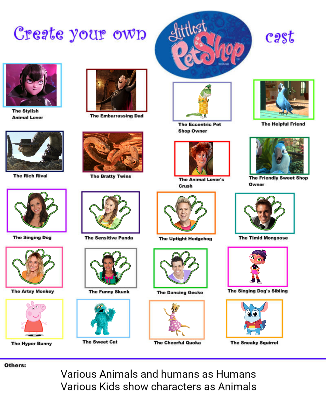 Littlest Hi-5 Shop cast meme