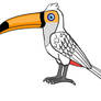 The white toucan Bino