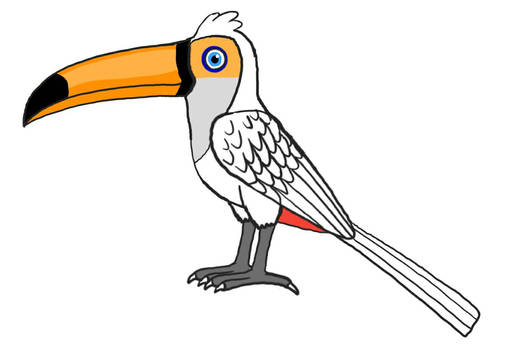 The white toucan Bino