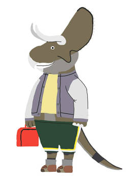 Nasutoceratops as Neil downe