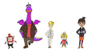 South korean crew dressed up as the Bad Guys