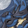 Lucario and Riolu