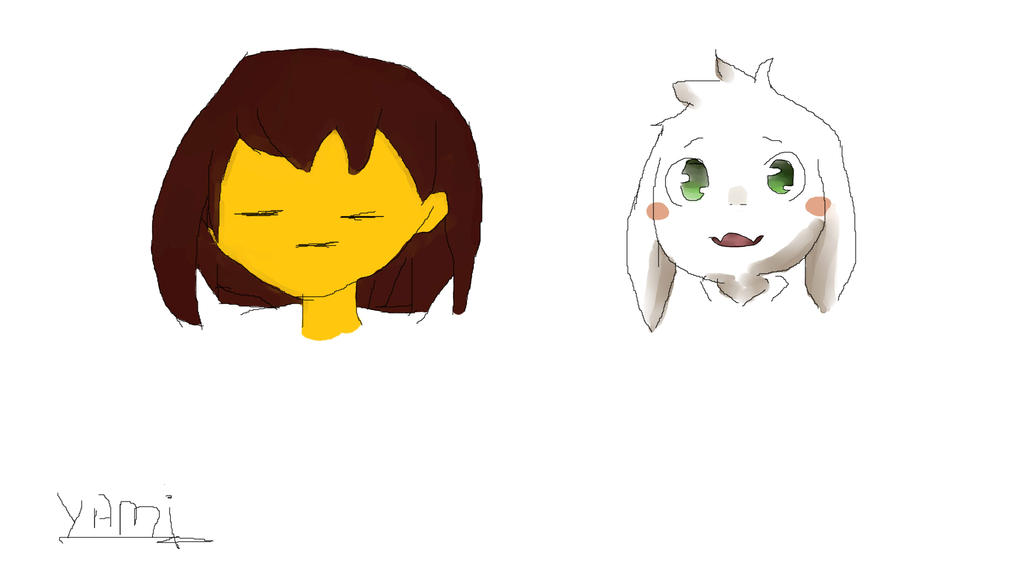Frisk et asriel