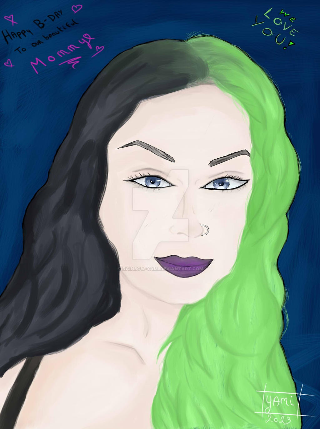 Mommy (MadelineisLame) fanart for her B-day !